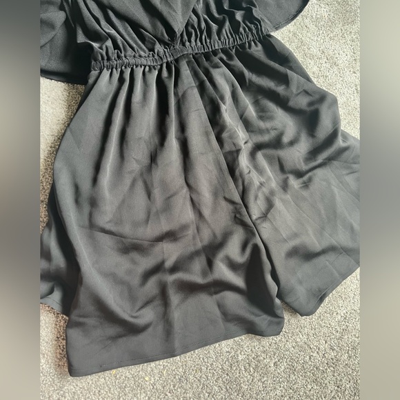 Black Ruffle Romper - Picture 5 of 6